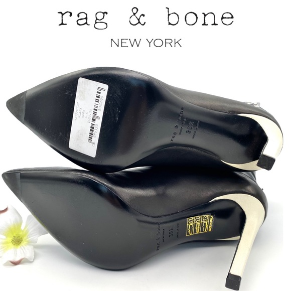 NIB Rag & Bone Wren Stiletto Leather Ankle Boot, 36.5/6.5 - Picture 9 of 15